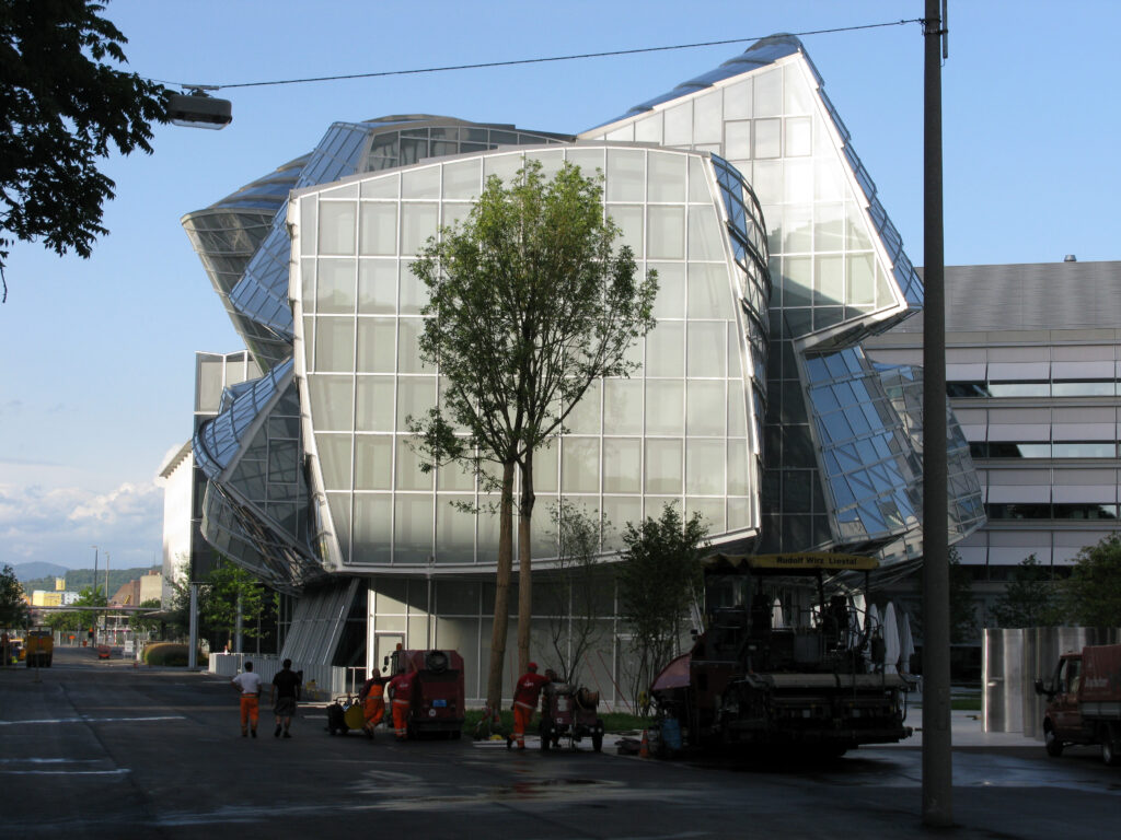 Novartis-Campus in Basel- St. Johann, WSJ-103 von Frank O. Gehry